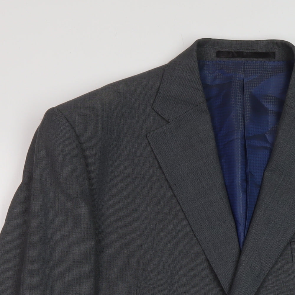 Mens UK Size 42 Marks and Regular Grey Suit Jacket