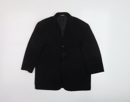 VivaKi Womens Black Jacket Size 8 Button