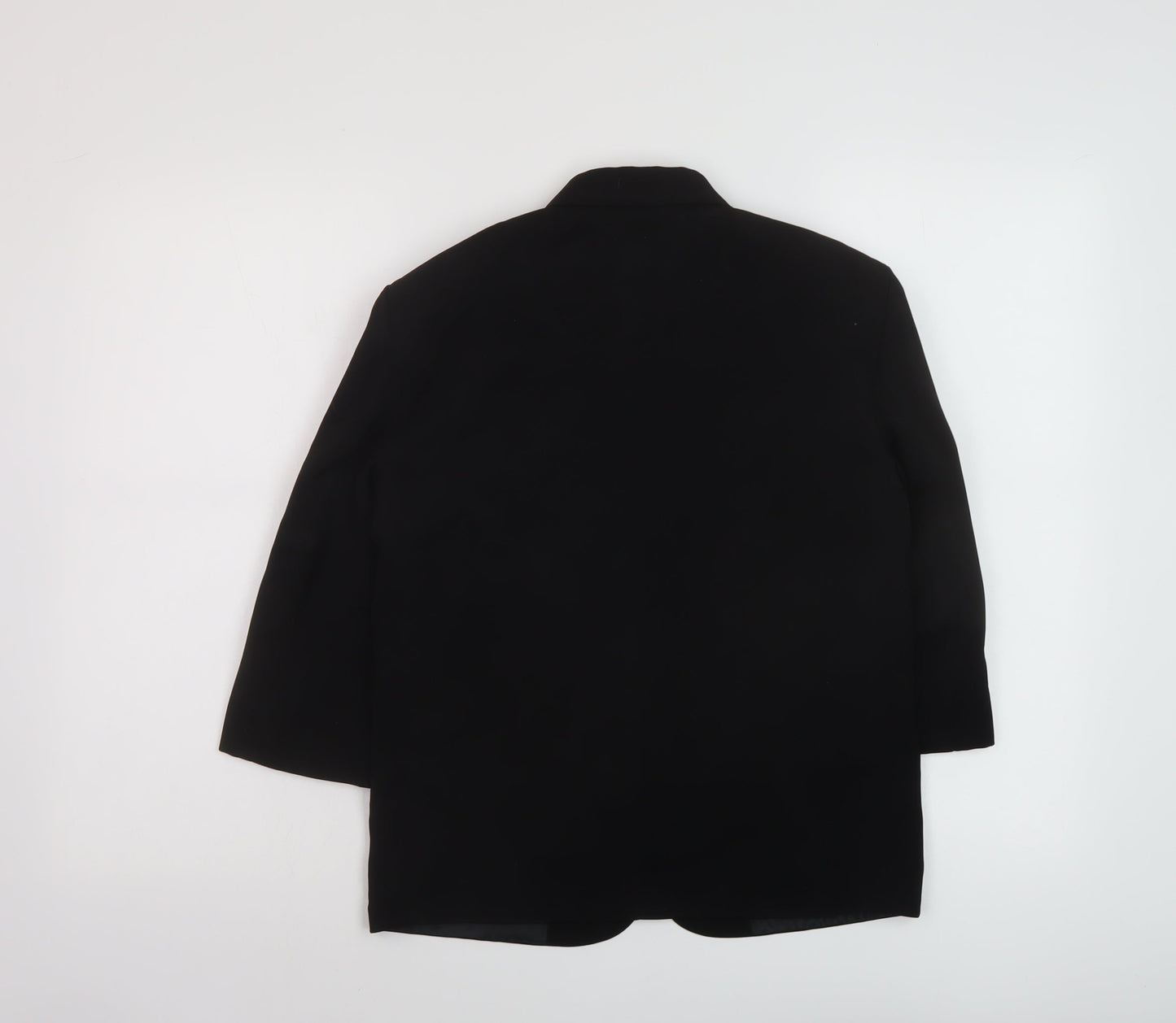 VivaKi Womens Black Jacket Size 8 Button