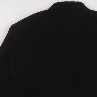 VivaKi Womens Black Jacket Size 8 Button