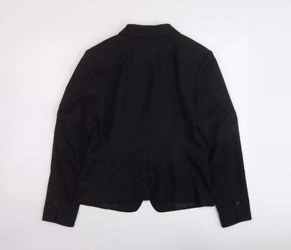 Womens UK Size 14 H&M Black Jacket