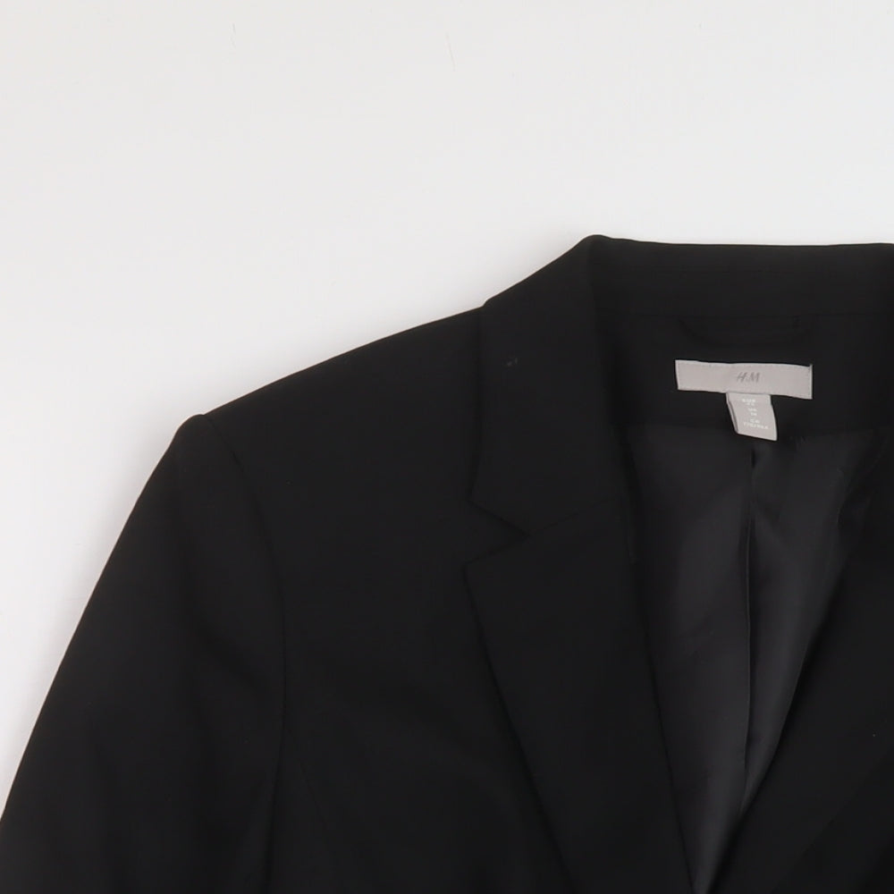 Womens UK Size 14 H&M Black Jacket