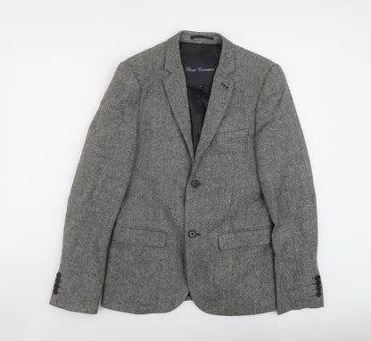 Mens UK Size 36 French Connection Regular Grey Suit Jacket