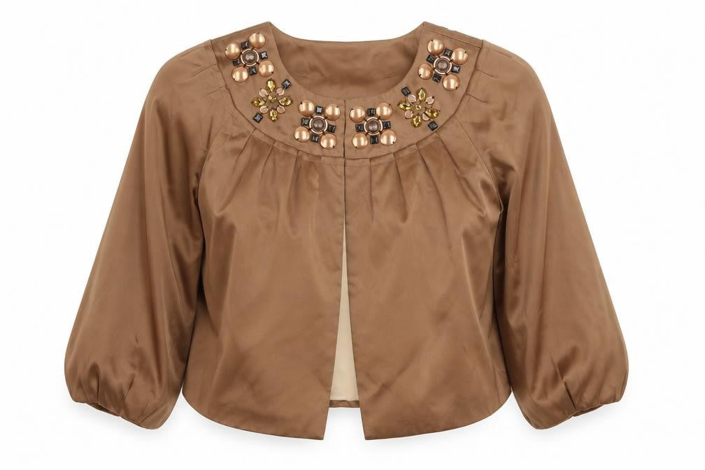 Womens UK Size 12 Autograph Brown Jacket