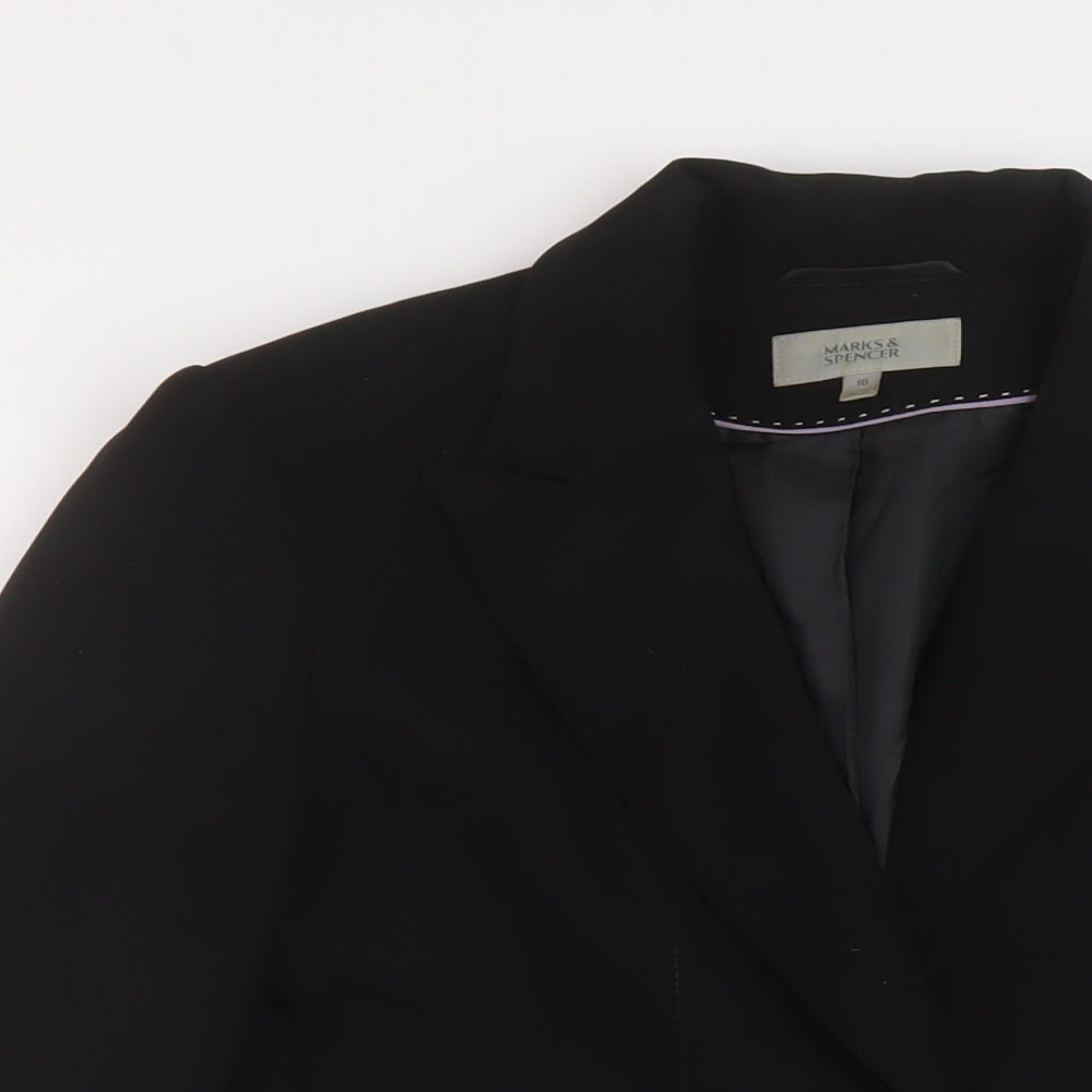 Womens UK Size 10 Marks and Spencer Black Jacket