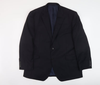 Mens UK Size 44 Marks and Spencer Regular Black Suit Jacket