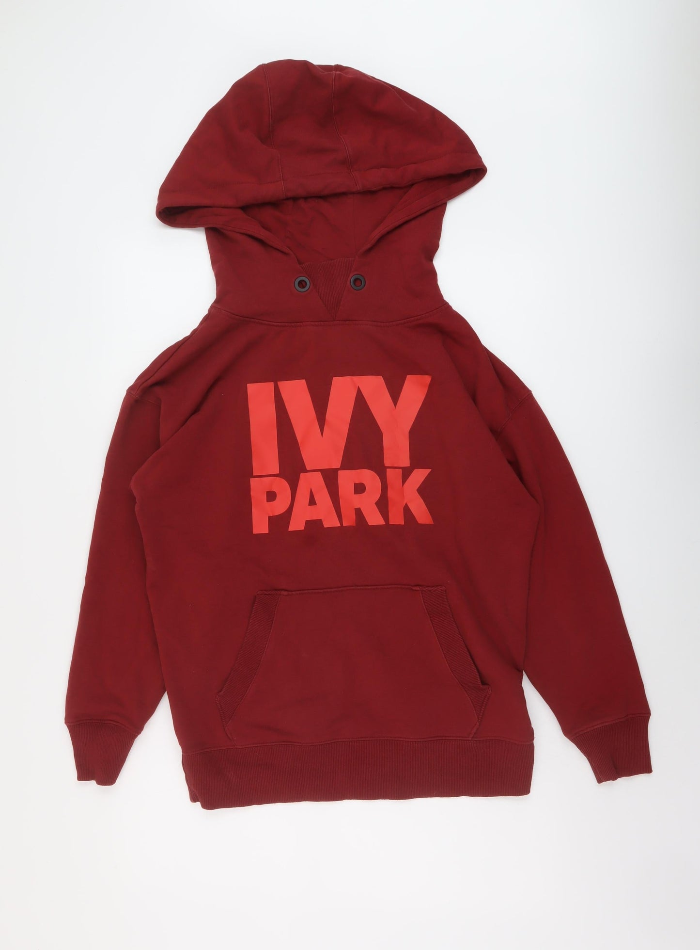 Mens UK Size XS IVY PARK Red Pullover Hoodie