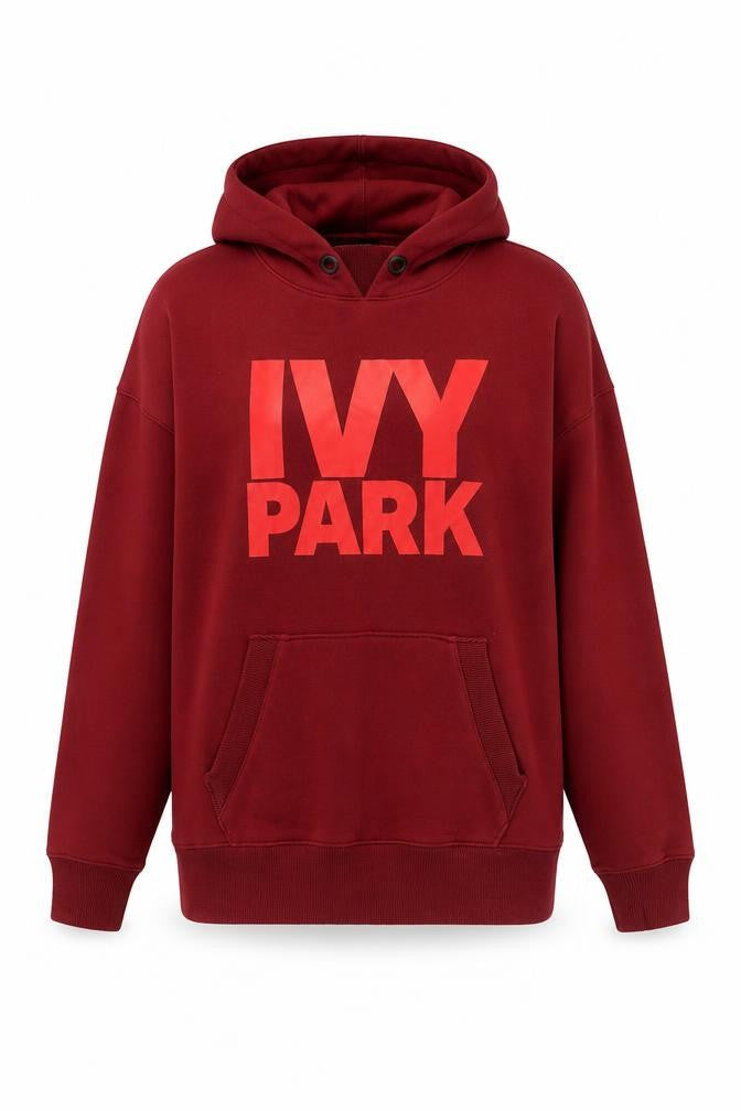 Mens UK Size XS IVY PARK Red Pullover Hoodie