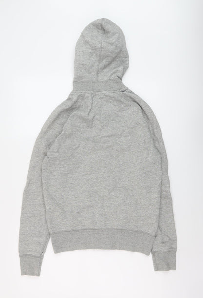 Gap Womens Grey Cotton Full Zip Hoodie Size XS Zip