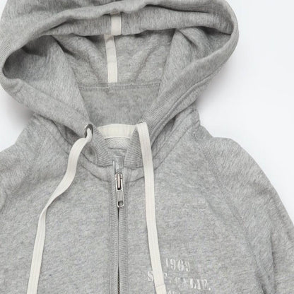 Gap Womens Grey Cotton Full Zip Hoodie Size XS Zip