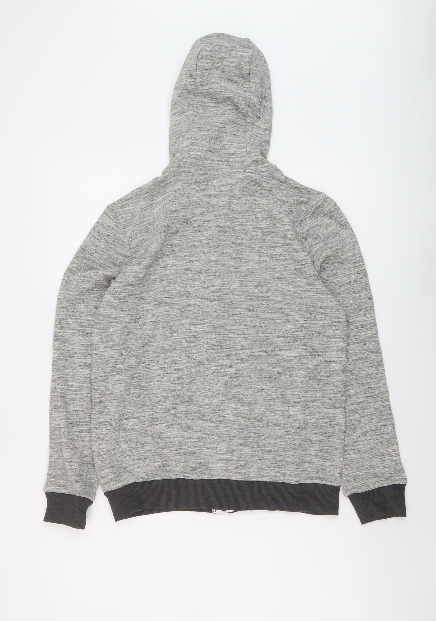 NEXT Boys Grey Cotton Full Zip Hoodie Size 13 Years Zip