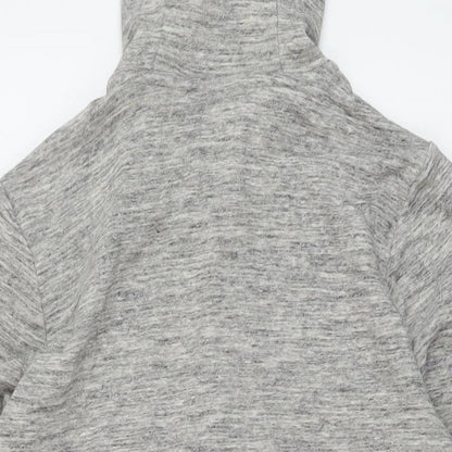 NEXT Boys Grey Cotton Full Zip Hoodie Size 13 Years Zip