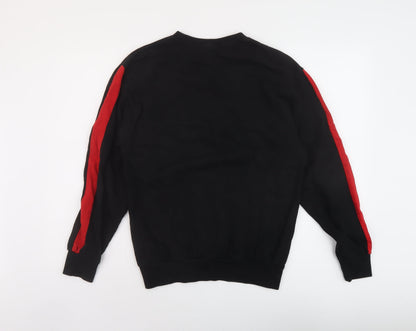 Mens UK Size XS H&M Black Pullover Sweatshirt