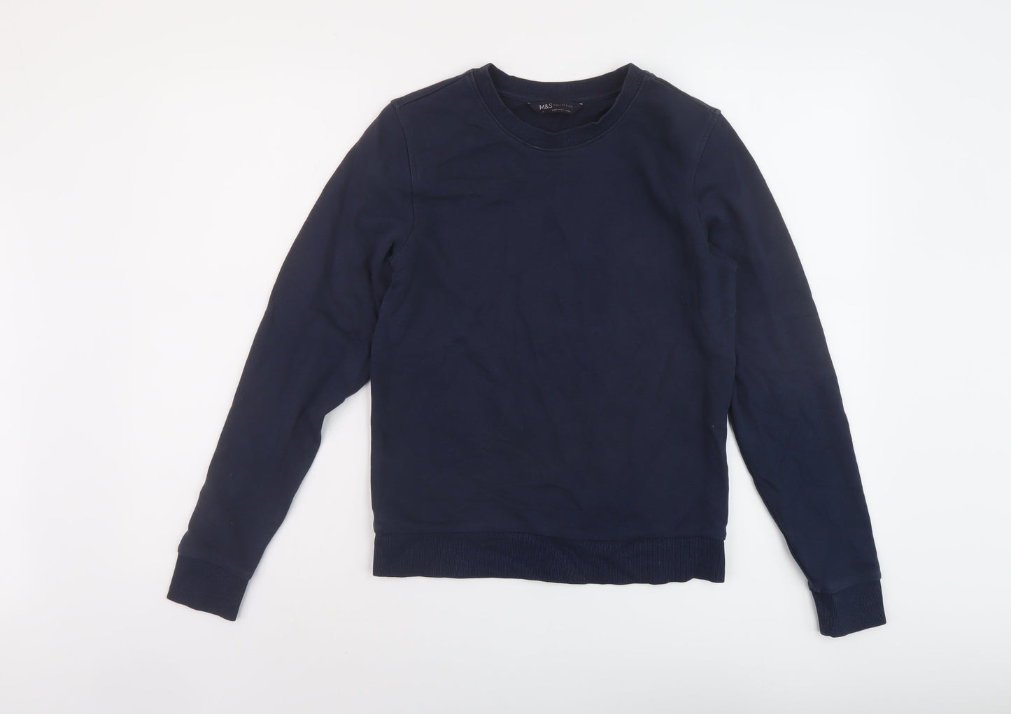 Womens UK Size 6 Marks and Spencer Blue Pullover Sweatshirt