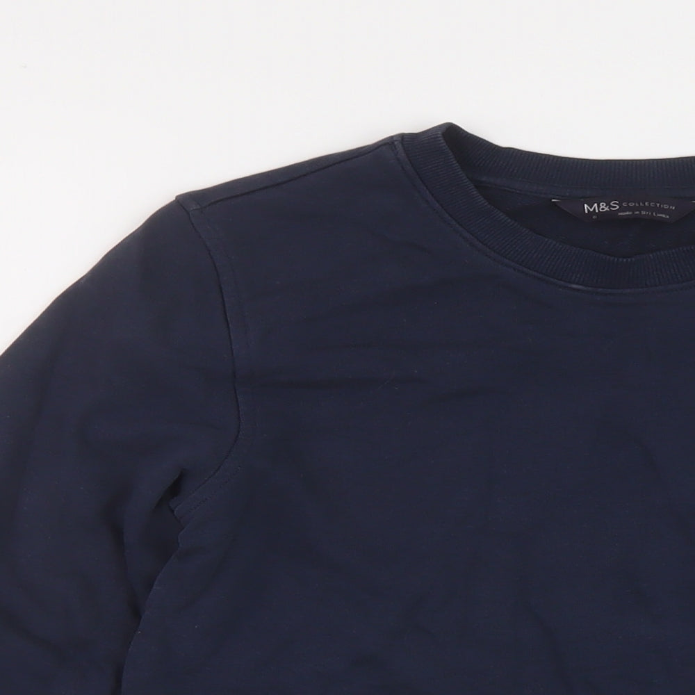 Womens UK Size 6 Marks and Spencer Blue Pullover Sweatshirt