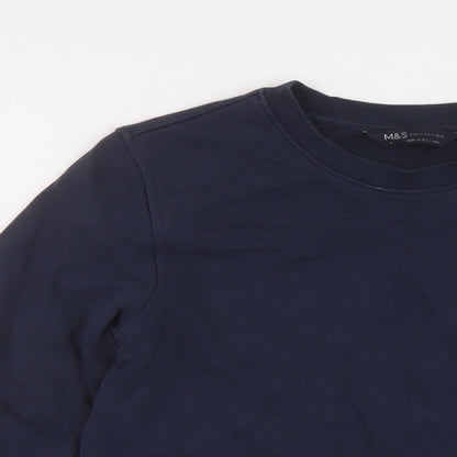 Womens UK Size 6 Marks and Spencer Blue Pullover Sweatshirt
