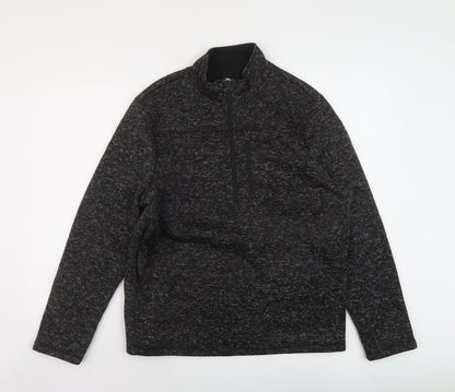 Mens UK Size M Crane Grey Pullover Sweatshirt
