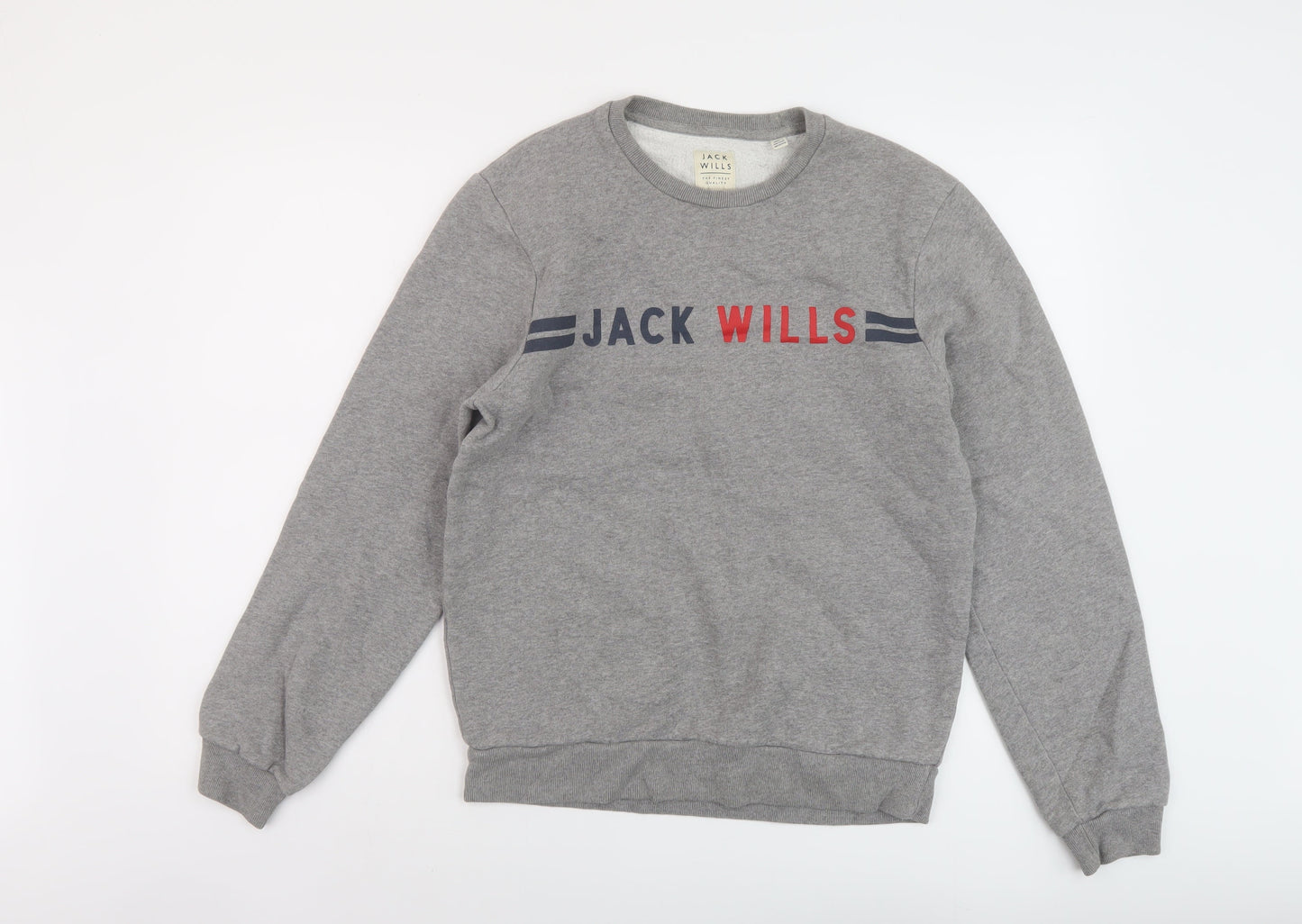 Womens UK Size S Jack Wills Grey Pullover Sweatshirt