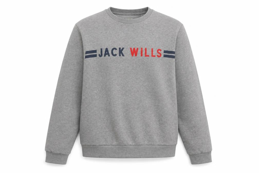 Womens UK Size S Jack Wills Grey Pullover Sweatshirt