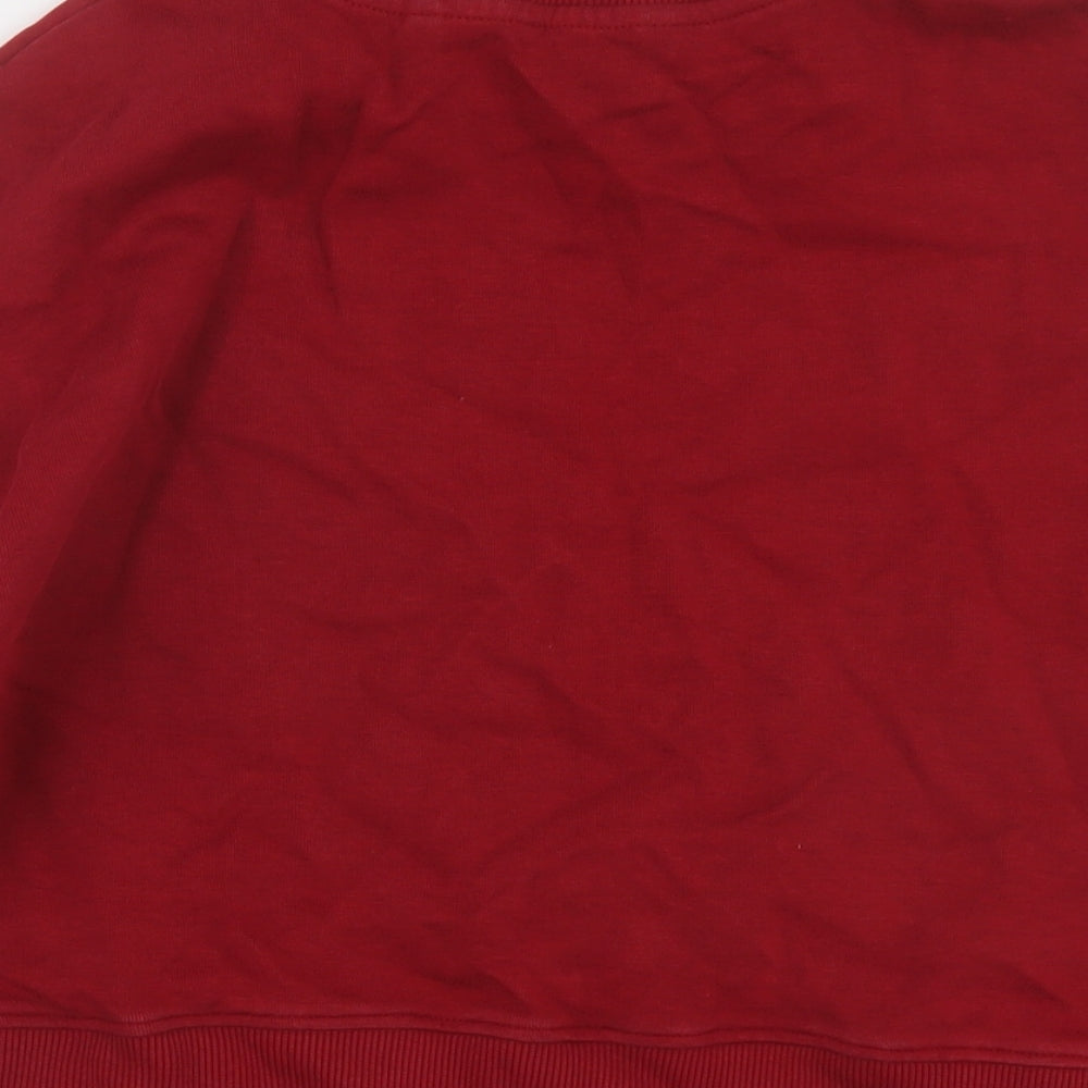 Womens UK Size S NEXT Red Pullover Sweatshirt