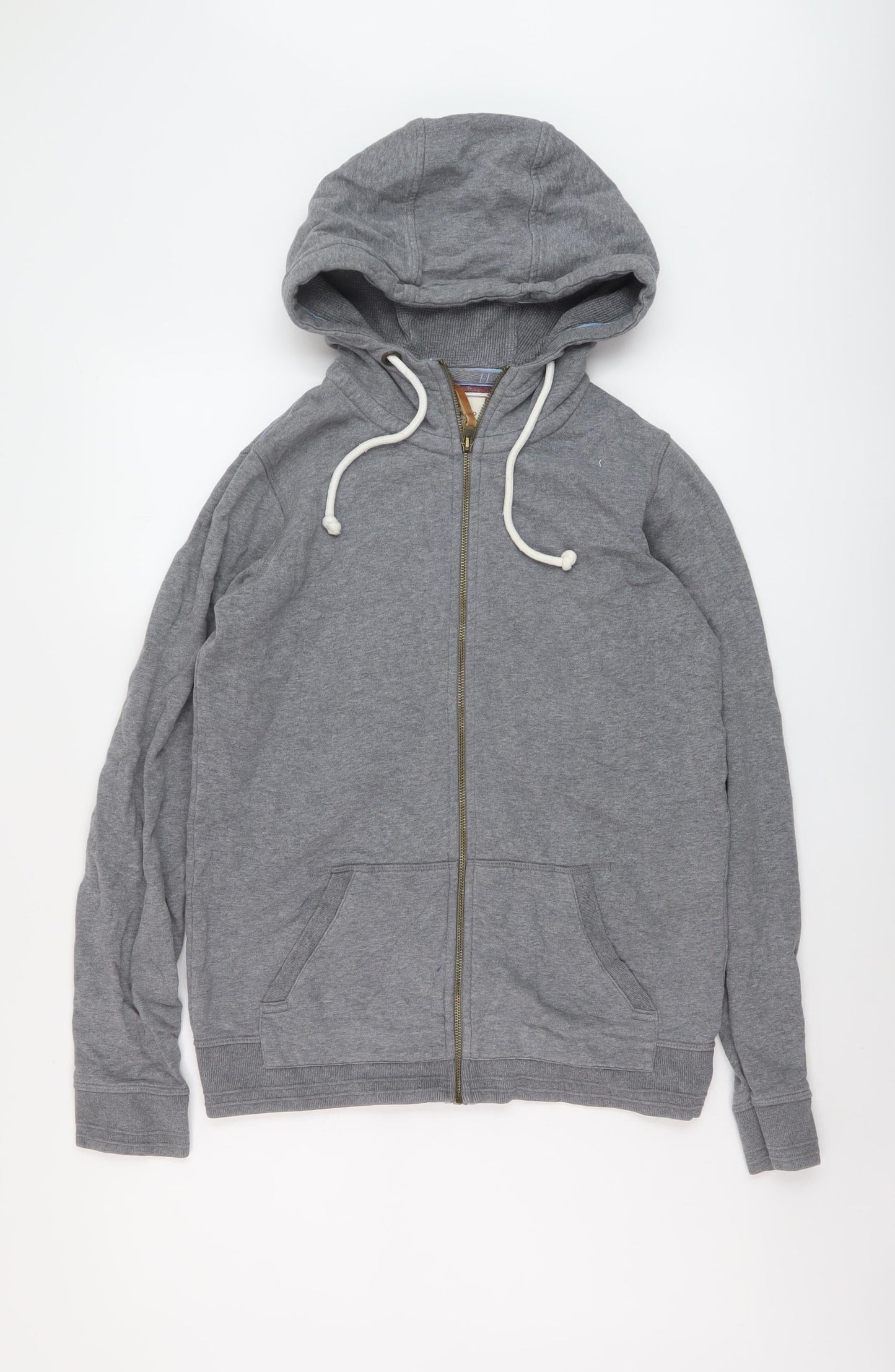 Womens UK Size 8 Fate Face Grey Full Zip Hoodie