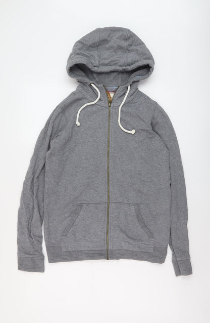 Womens UK Size 8 Fate Face Grey Full Zip Hoodie