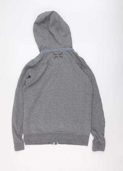Womens UK Size 8 Fate Face Grey Full Zip Hoodie
