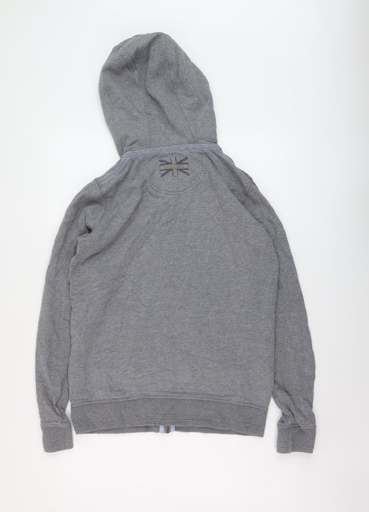 Womens UK Size 8 Fate Face Grey Full Zip Hoodie