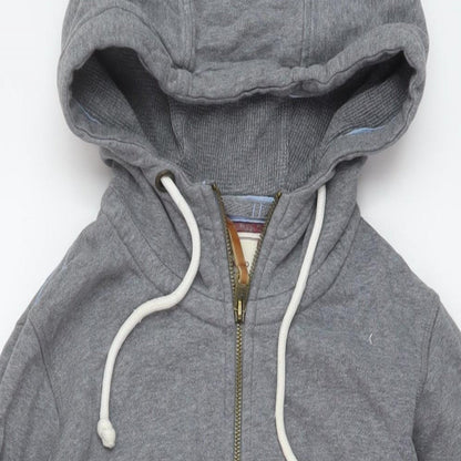 Womens UK Size 8 Fate Face Grey Full Zip Hoodie