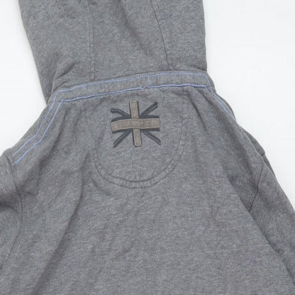 Womens UK Size 8 Fate Face Grey Full Zip Hoodie
