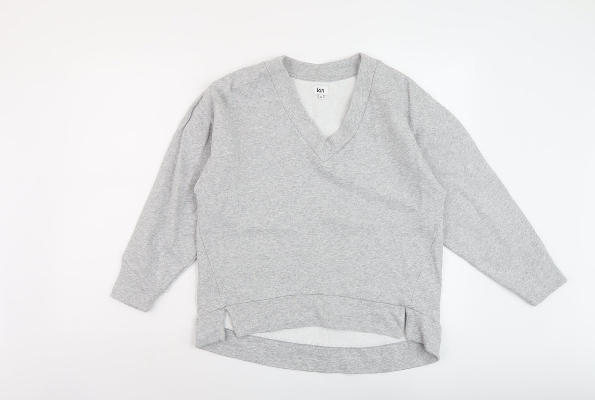 Kiin Womens Green Cotton Pullover Sweatshirt Size XS Pullover