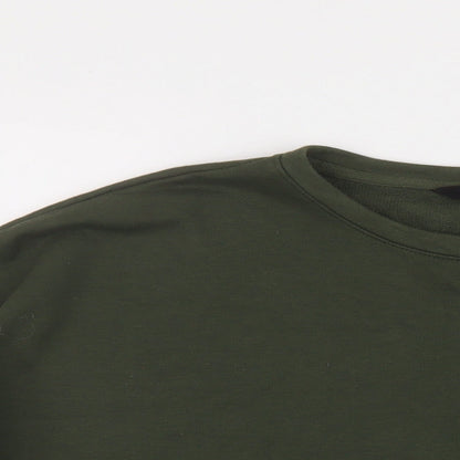 Ne wLook Womens Green Polyester Pullover Sweatshirt Size 16 Pullover