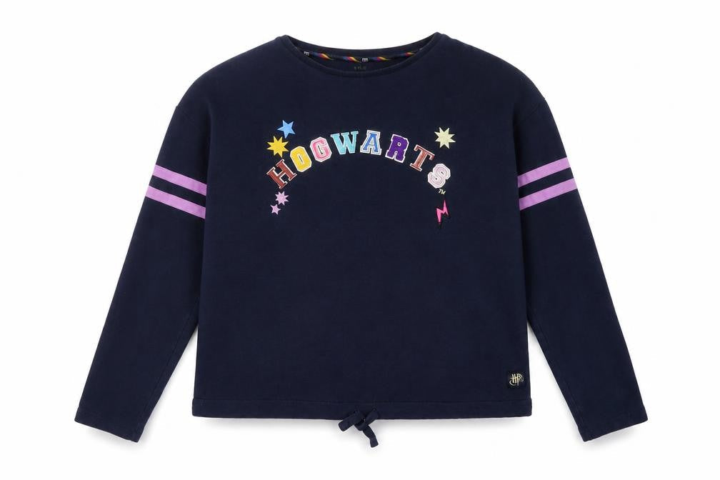 Marks and Spencer Girls Blue Cotton Pullover Sweatshirt Size 13-14 Years Pullover - Harry Potter