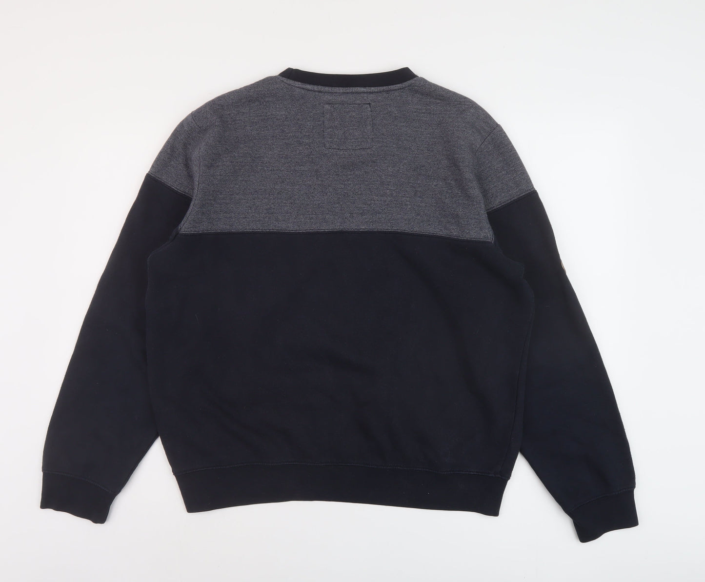 D-code Mens Blue Cotton Pullover Sweatshirt Size L