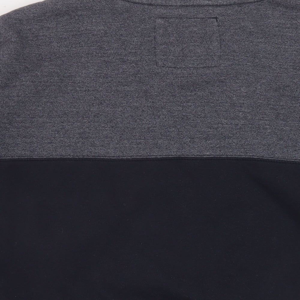 D-code Mens Blue Cotton Pullover Sweatshirt Size L