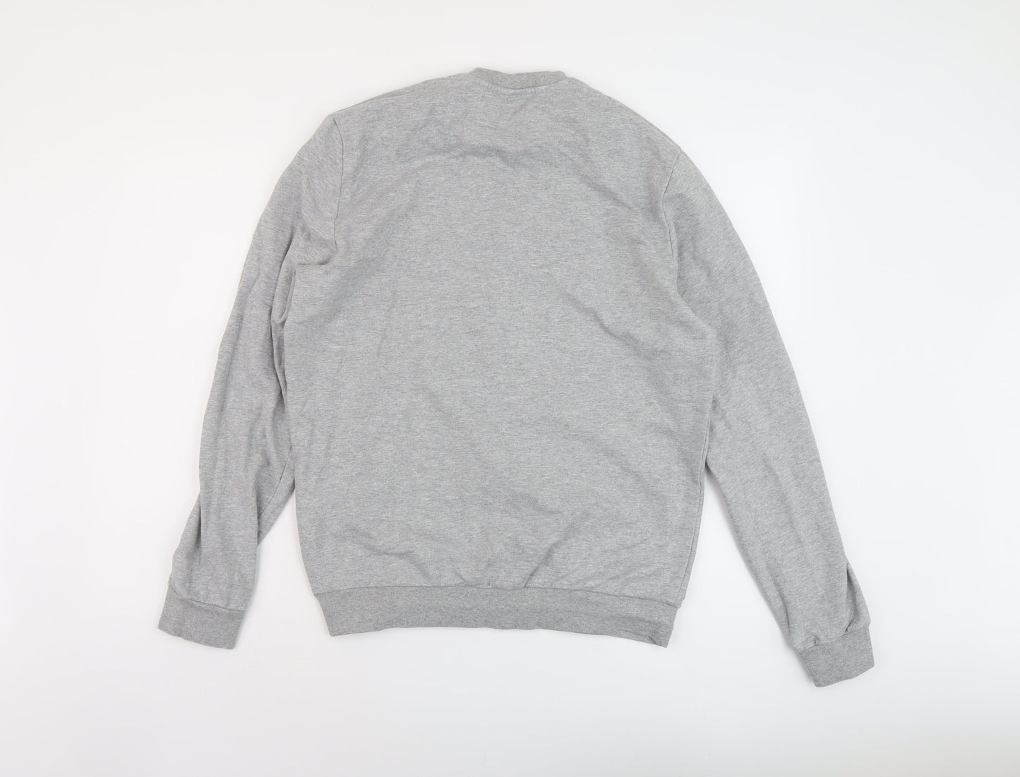 Mens UK Size L Macron Grey Pullover Sweatshirt