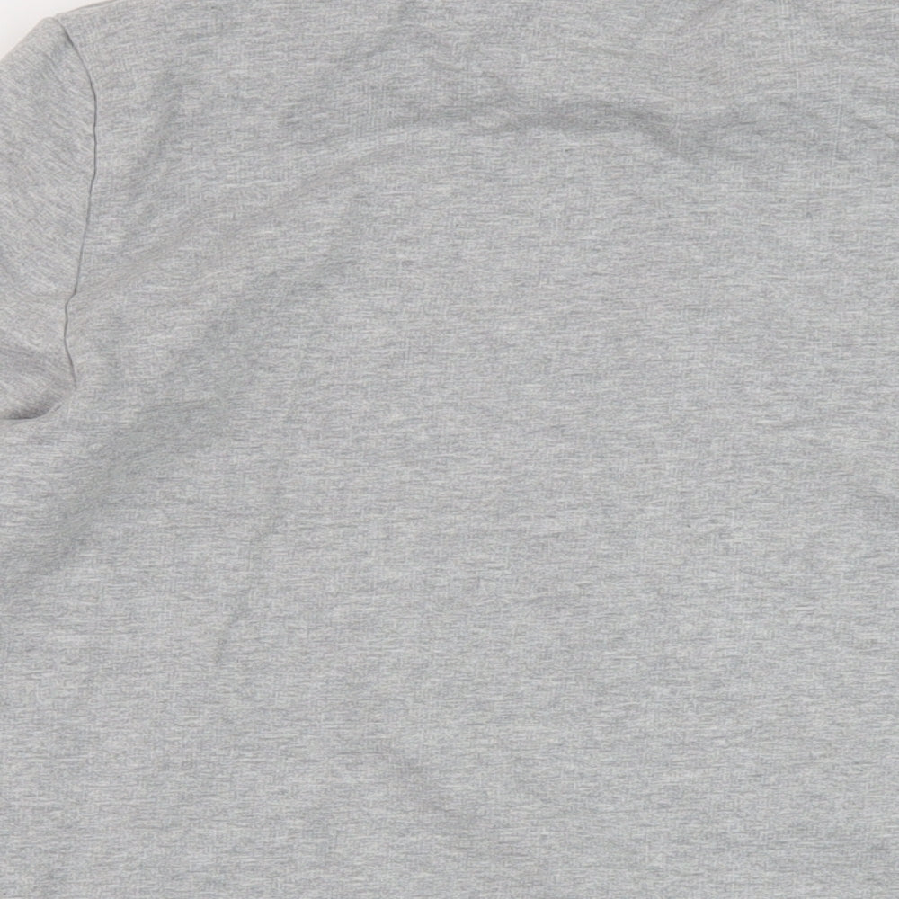 Mens UK Size L Macron Grey Pullover Sweatshirt