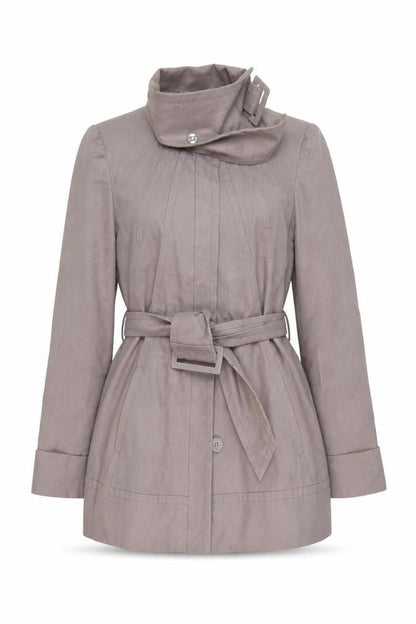 Womens UK Size 12 Warehouse Grey Pea Coat