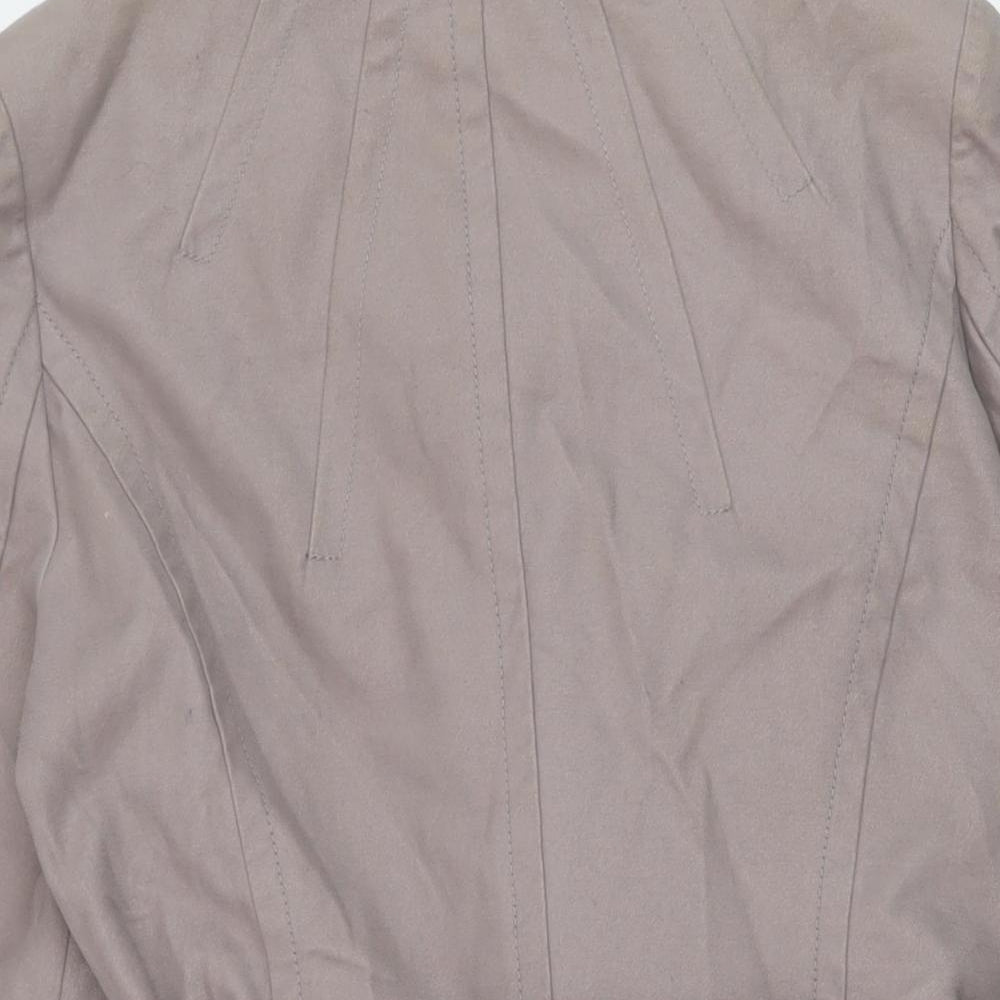 Womens UK Size 12 Warehouse Grey Pea Coat