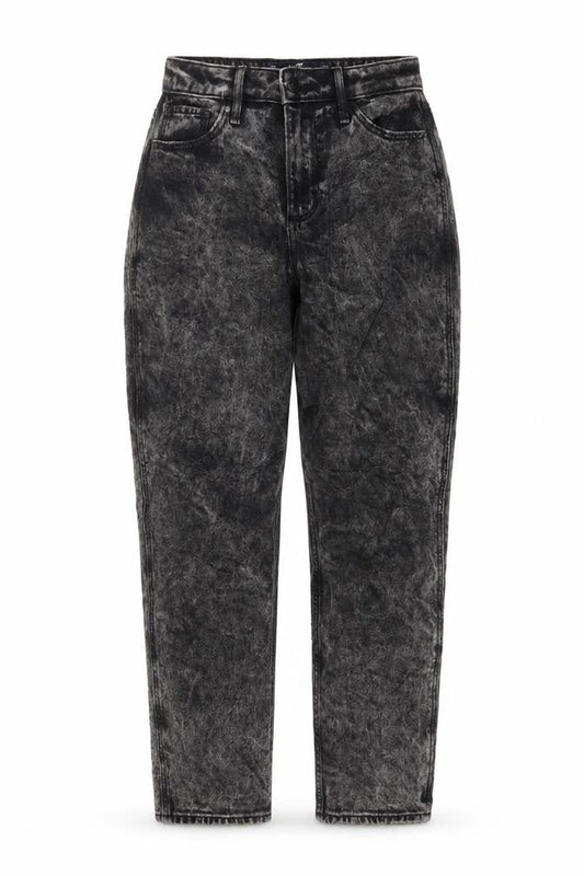 Womens UK Size 25 in Hollister Regular Fit Mom Black Jeans