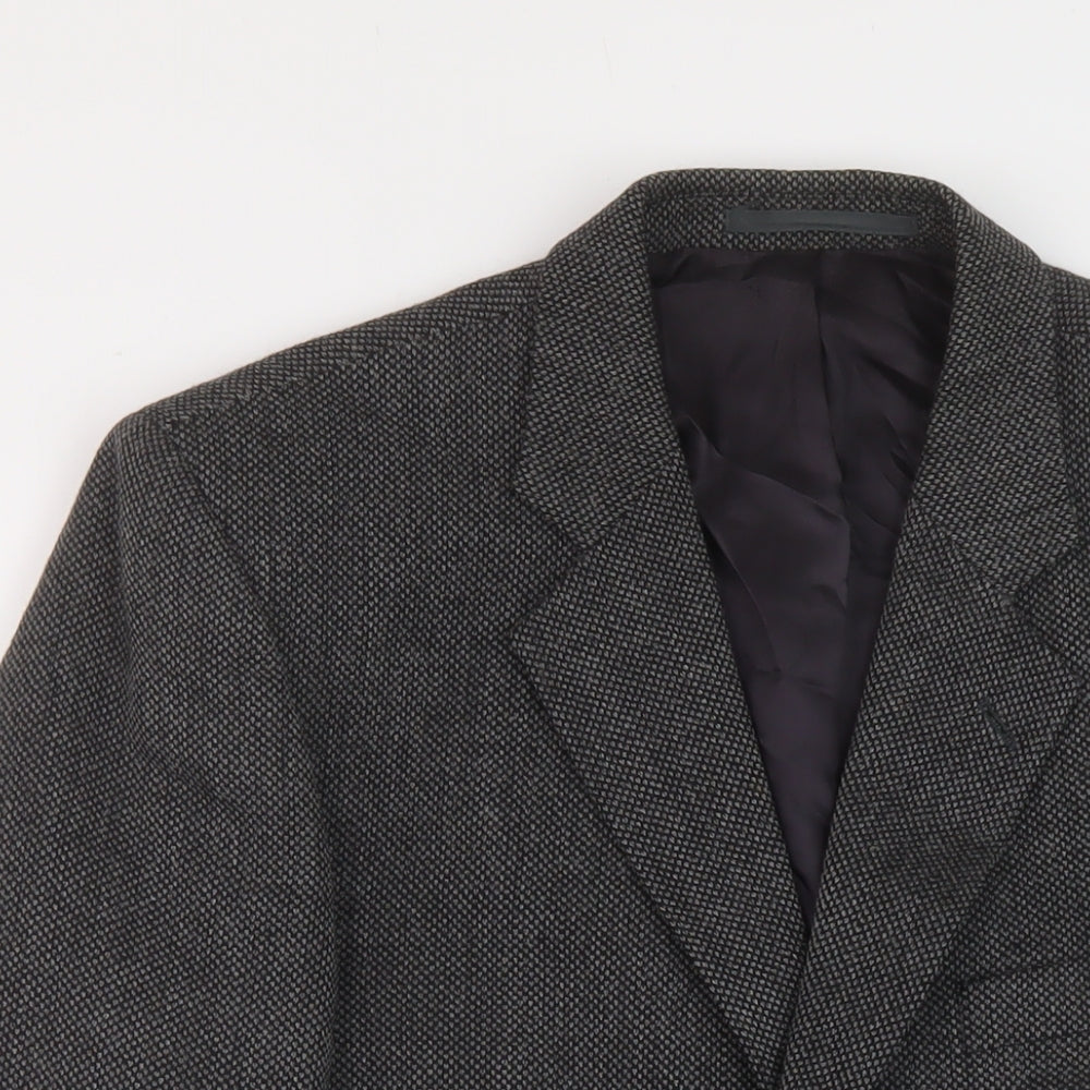 Mens UK Size 42 Brook Taverner Regular Grey Suit Jacket