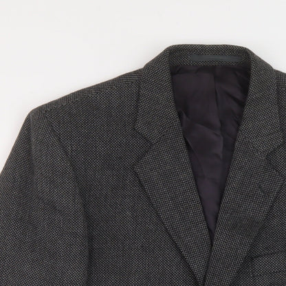 Mens UK Size 42 Brook Taverner Regular Grey Suit Jacket