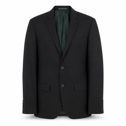 Mens UK Size 38 River Island Regular Black Suit Jacket