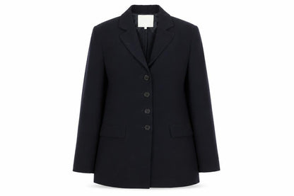 Votre Nom Womens Black Polyester Jacket Suit Jacket Size 6 - Side Vent