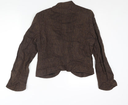 Womens UK Size 12 Claudia Strater Brown Jacket
