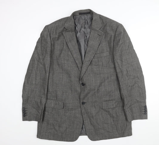 Mens UK Size 44 Marks and Spencer Regular Black Suit Jacket