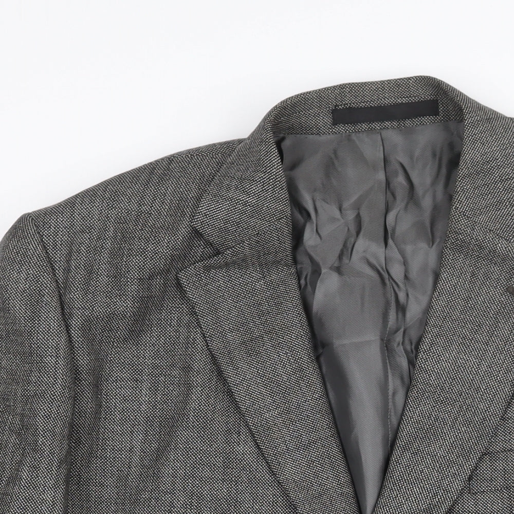 Mens UK Size 44 Marks and Spencer Regular Black Suit Jacket