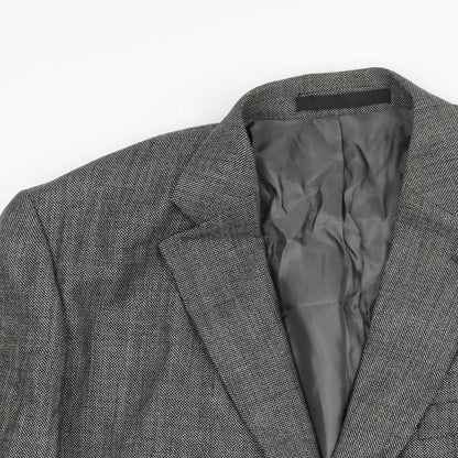 Mens UK Size 44 Marks and Spencer Regular Black Suit Jacket