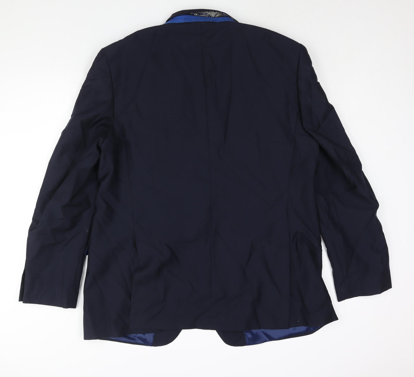 Autograph Mens Blue Wool Jacket Suit Jacket Size 46 Regular