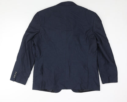 Mens UK Size 46 Burton Regular Blue Suit Jacket